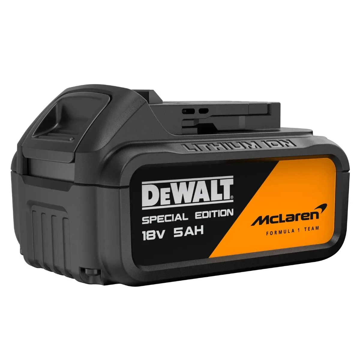 DeWalt x McLaren aku set DCK2223MP2T 18 V — DCD86M + DCG45M, 2 × 5,0 Ah — slika 4 od 6