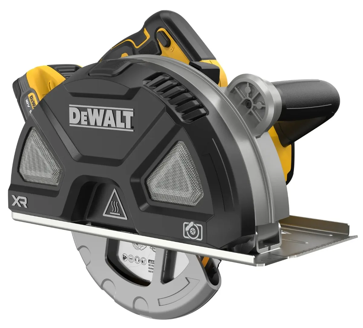 DeWalt aku kružna pila za metal DCS383H2 18 V XR — 184 mm, 2 × 5,0 Ah POWERSTACK