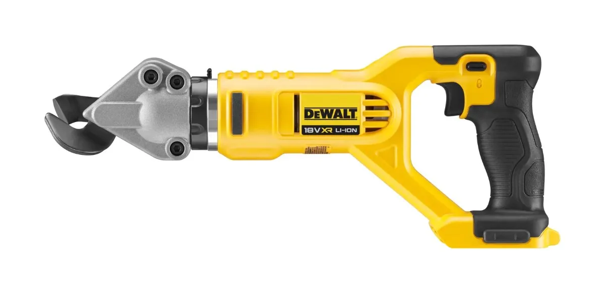 DeWalt aku škare za lim DCS496N 18 V XR — čelik 1,3 mm, inox 1 mm, bez baterije — slika 2 od 3