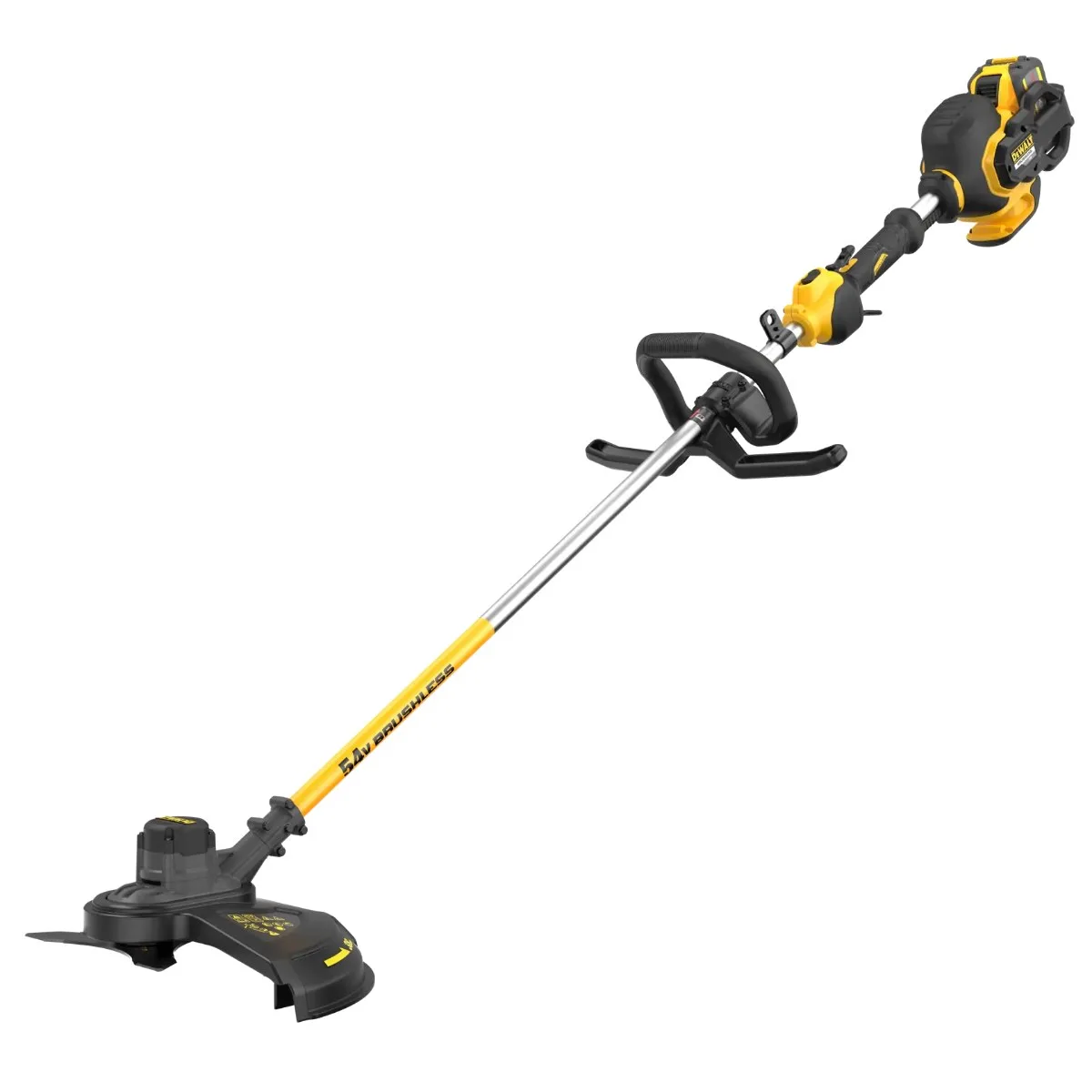 DeWalt aku trimer i čistač DCM571X1 54 V FLEXVOLT — 38 cm, nož za šikaru, 1 × 9,0 Ah