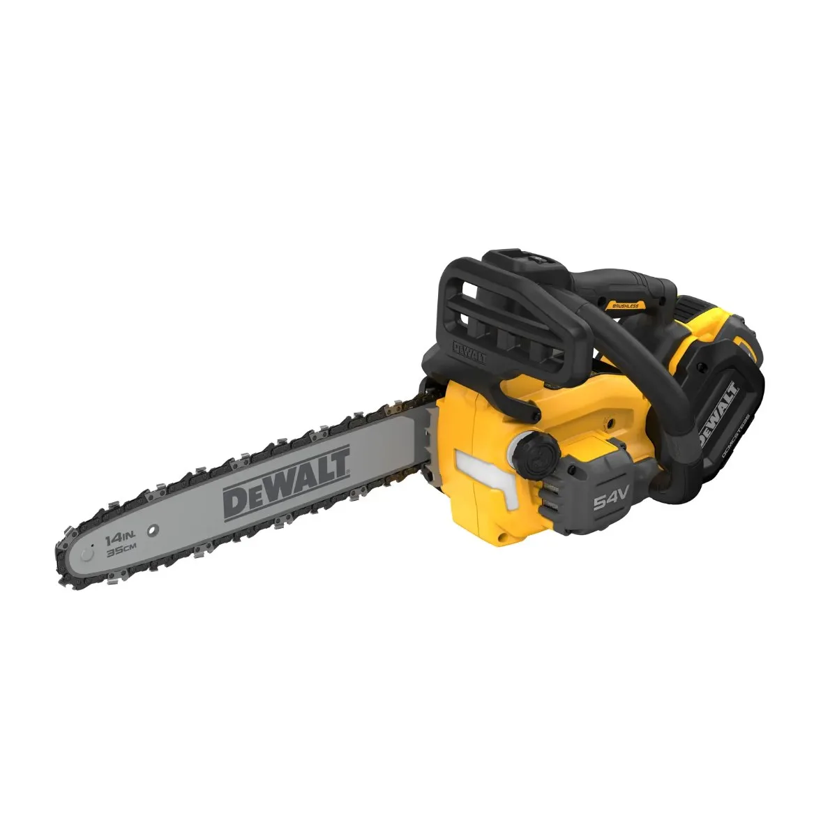 DeWalt aku lančana pila s gornjom ručkom DCMCST635X1 54 V FLEXVOLT — 35 cm, 1 × 9,0 Ah — slika 3 od 6