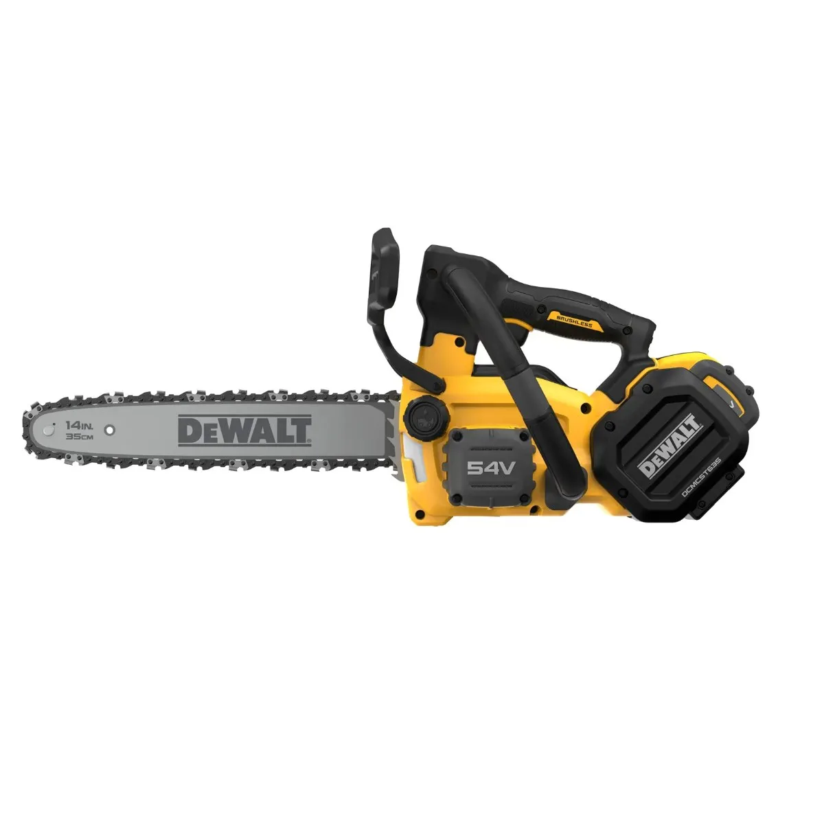 DeWalt aku lančana pila s gornjom ručkom DCMCST635X1 54 V FLEXVOLT — 35 cm, 1 × 9,0 Ah — slika 2 od 6