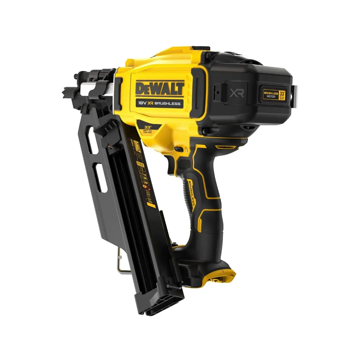 DeWalt aku čavličar DCN930N 18 V XR — čavli do 90 mm, 33°, bez baterije — slika 3 od 6