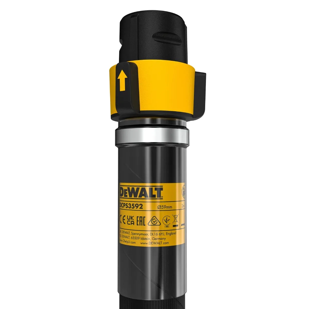 DeWalt POWERSHIFT igla za pervibrator DCPS3592 — Ø 59 mm, crijevo 2 m — slika 3 od 4