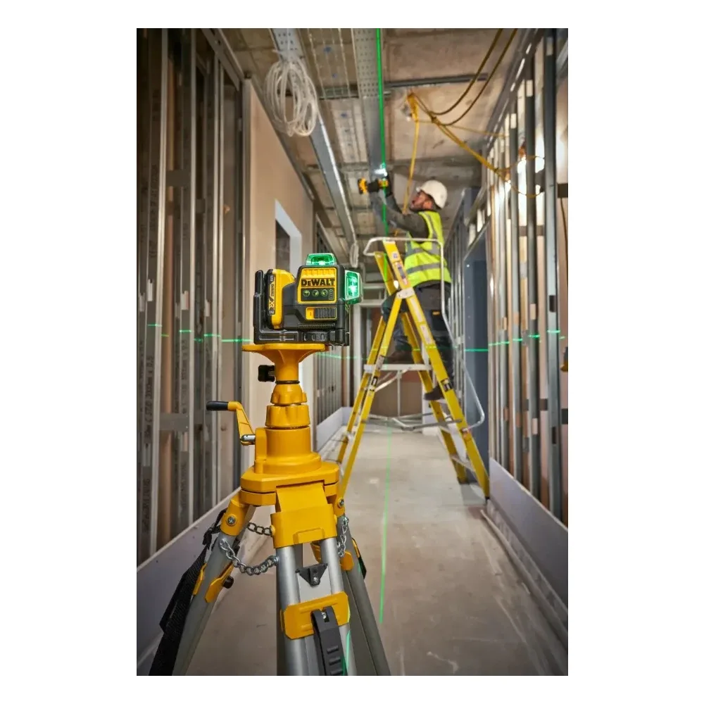 DeWalt aku višelinijski laser DCE089D1G 12 V — 3 × 360°, zelena zraka, 1 × 2,0 Ah — slika 5 od 6