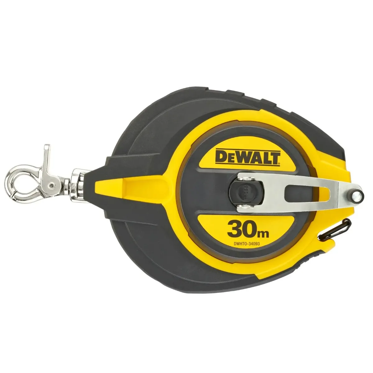 DeWalt mjerna traka DWHT0-34093 — 30 m, metalna traka 9,5 mm, karabiner