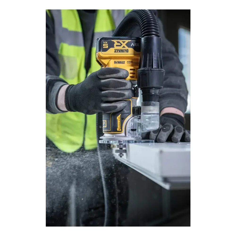 DeWalt aku glodalica DCW604NT 18 V XR — 8 mm, do 25500 o/min, bez baterije, TSTAK — slika 2 od 3