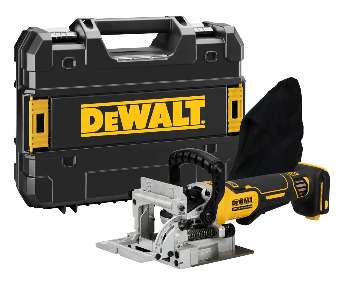 DeWalt aku glodalica za pločaste spojnice DCW682NT 18 V XR — bez baterije, TSTAK