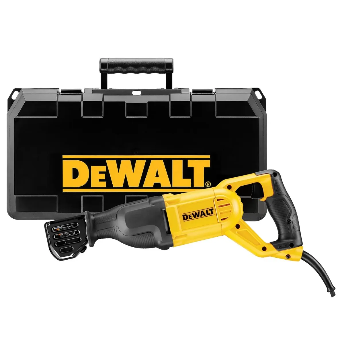 DeWalt sabljasta pila DWE305PK — 1100 W, kovčeg
