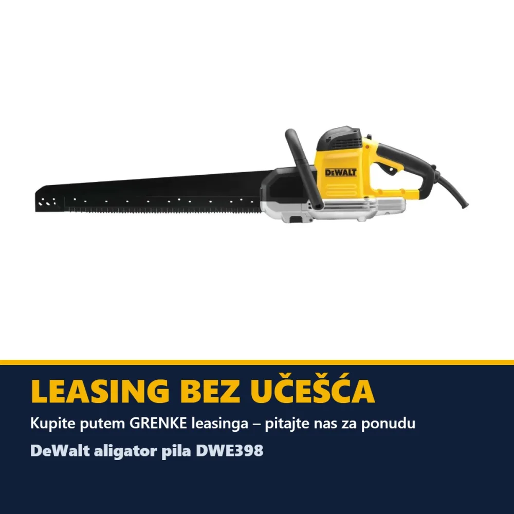 DeWalt aligator pila DWE398 — 1700 W, 430 mm, za šuplju opeku — slika 6 od 7