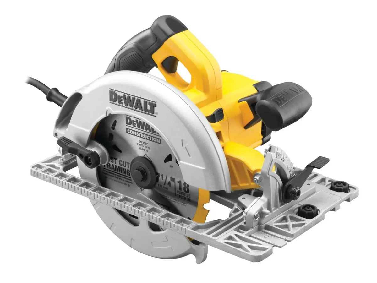 DeWalt ručna kružna pila DWE576K — 1600 W, list 190 mm, za vodilicu, kovčeg — slika 2 od 6