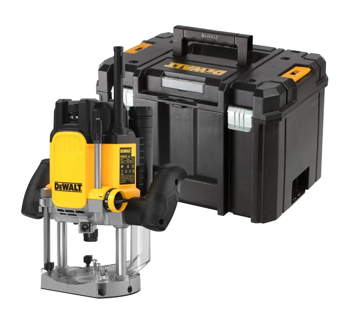 DeWalt nadglodalica DWE625KT — 2300 W, čahura 12 mm, TSTAK