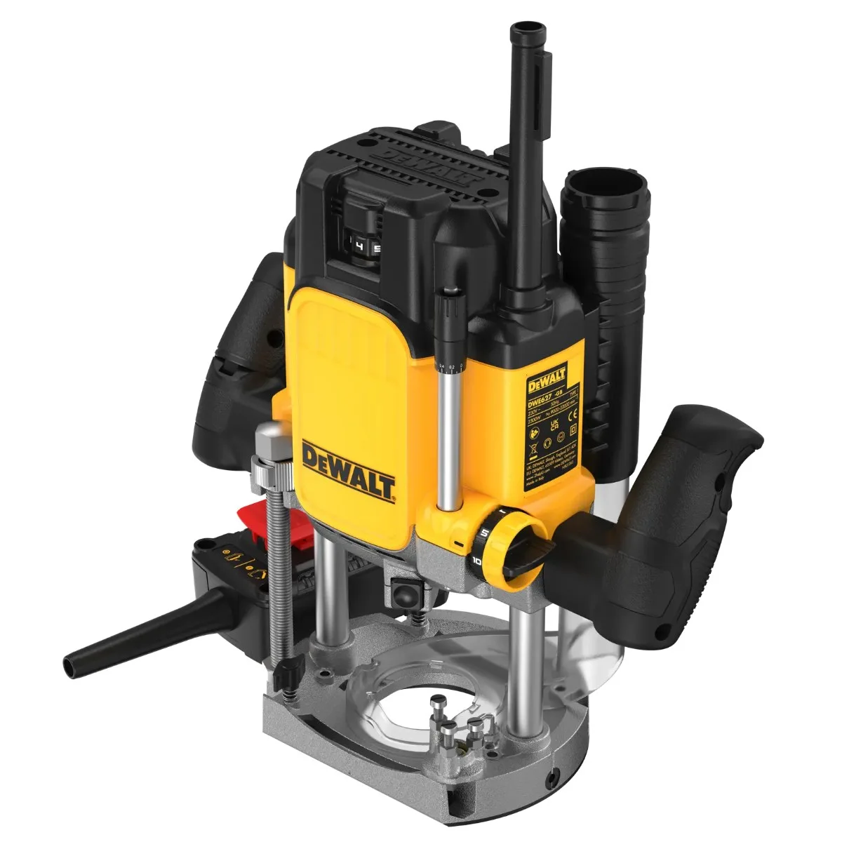 DeWalt nadglodalica DWE627KT — 2300 W, regulacija 9000–22000 o/min, TSTAK — slika 4 od 7