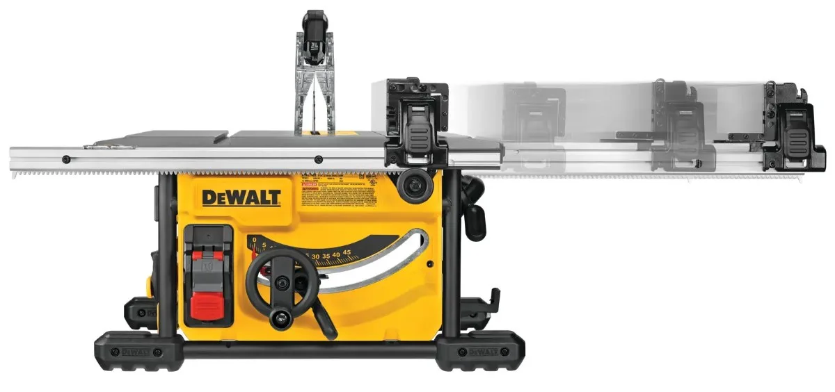 DeWalt stolna pila DWE7485 — 1850 W, list 210 mm, rez do 610 mm — slika 3 od 7