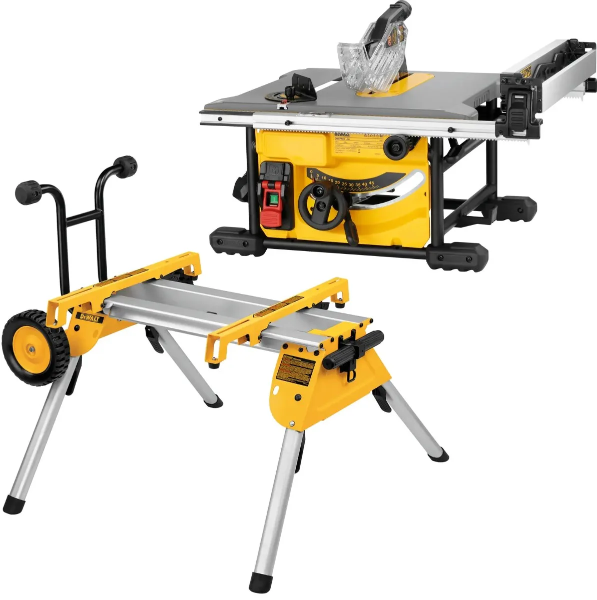 DeWalt stolna pila DWE7485RS — 1850 W, 210 mm, s postoljem DE7400