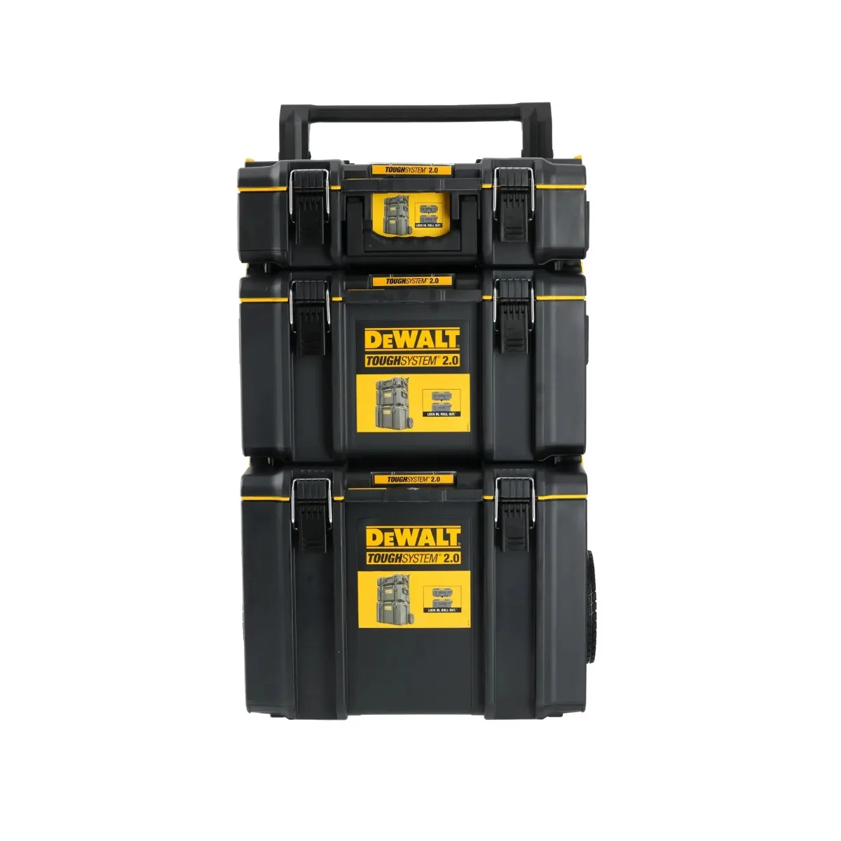 DeWalt ToughSystem 2.0 set 3 u 1 DWST83402-1 — kutije s kolicima