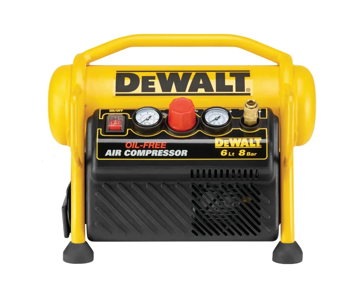 DeWalt kompresor bez ulja DPC6MRC — 1100 W, 6 l, 8 bar — slika 2 od 5