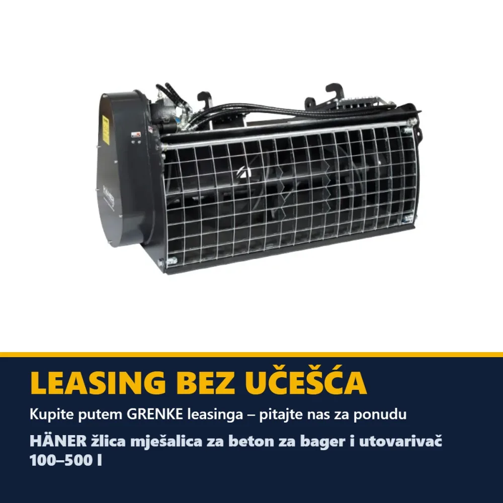 HÄNER žlica mješalica za beton za bager i utovarivač 100–500 l (HCM serija) — slika 5 od 5