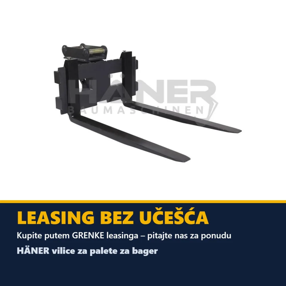 HÄNER vilice za palete za bager (HPG serija) — nosivost 2500 kg — slika 3 od 3