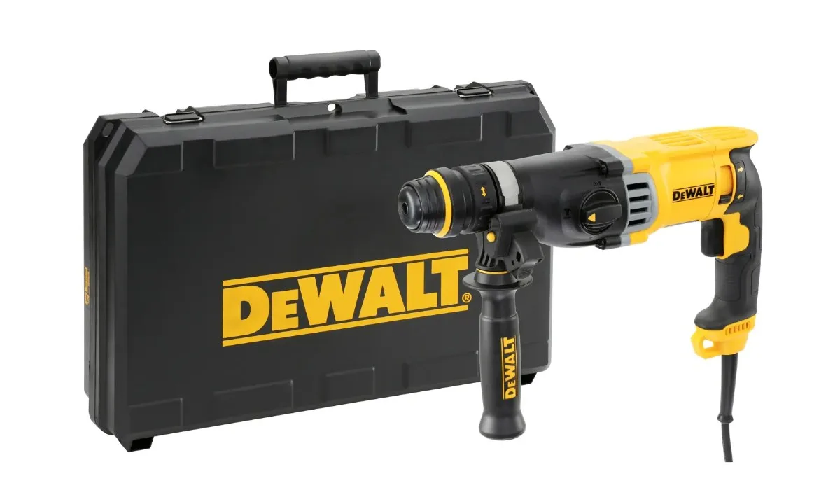 DeWalt kombinirani čekić D25144K SDS-plus — 900 W, 3 J, izmjenjiva brzostezna glava, kovčeg