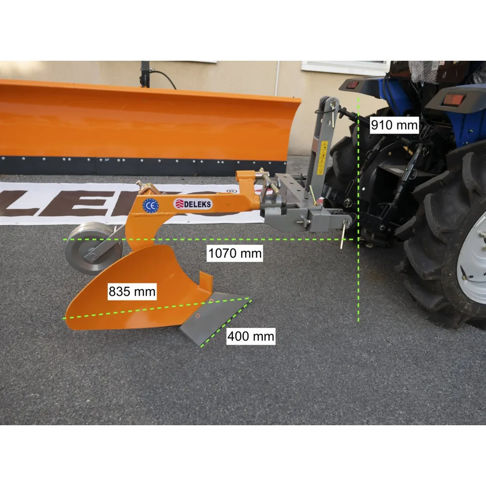 Jednobrazni plug s kotačem za traktor DELEKS DP20 — slika 9 od 12
