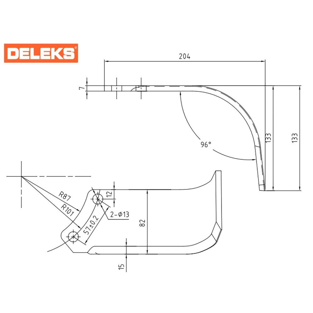 Teška freza za traktor DELEKS DFTR200 – 200 cm — slika 9 od 15