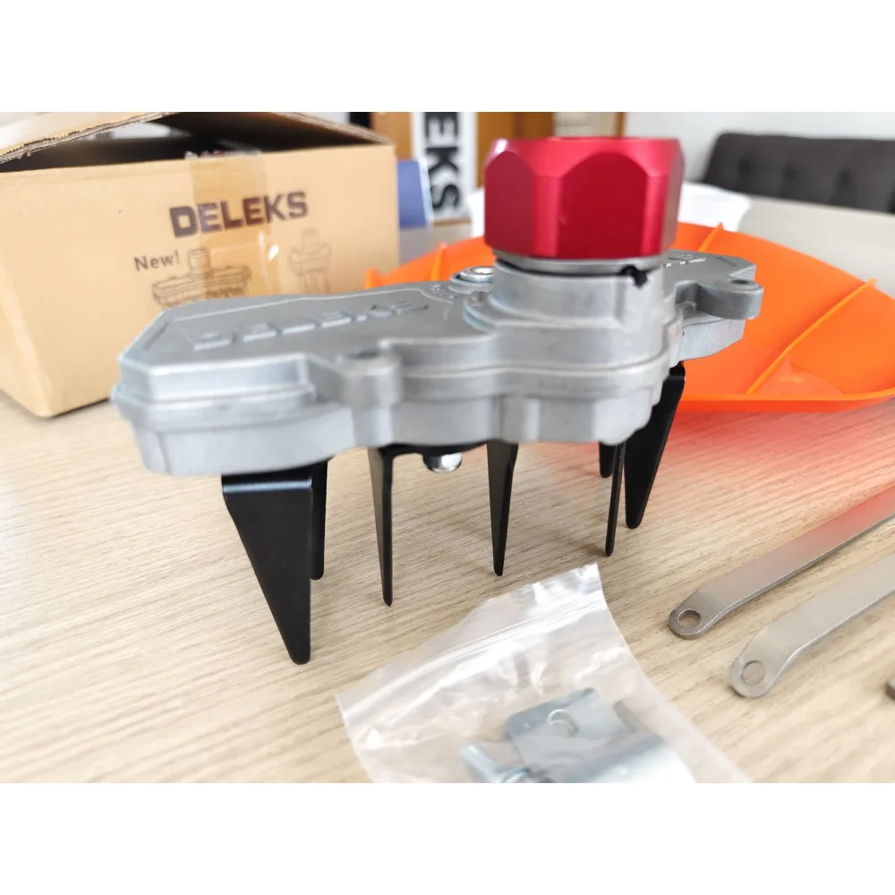 Kultivatorski nastavak za motornu kosu DELEKS KR4 – 20 cm — slika 5 od 12