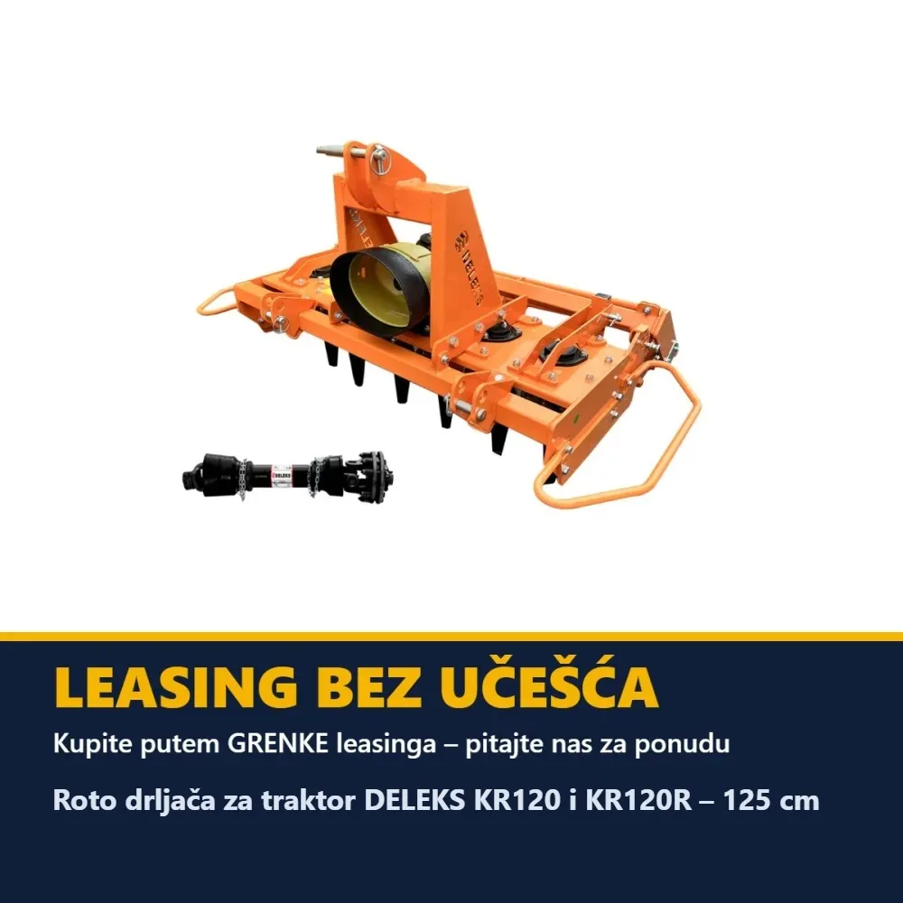 Roto drljača za traktor DELEKS KR120 i KR120R – 125 cm — slika 6 od 15