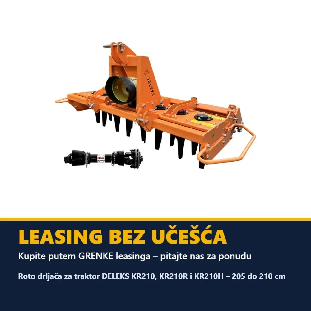 Roto drljača za traktor DELEKS KR210, KR210R i KR210H – 205 do 210 cm — slika 9 od 15