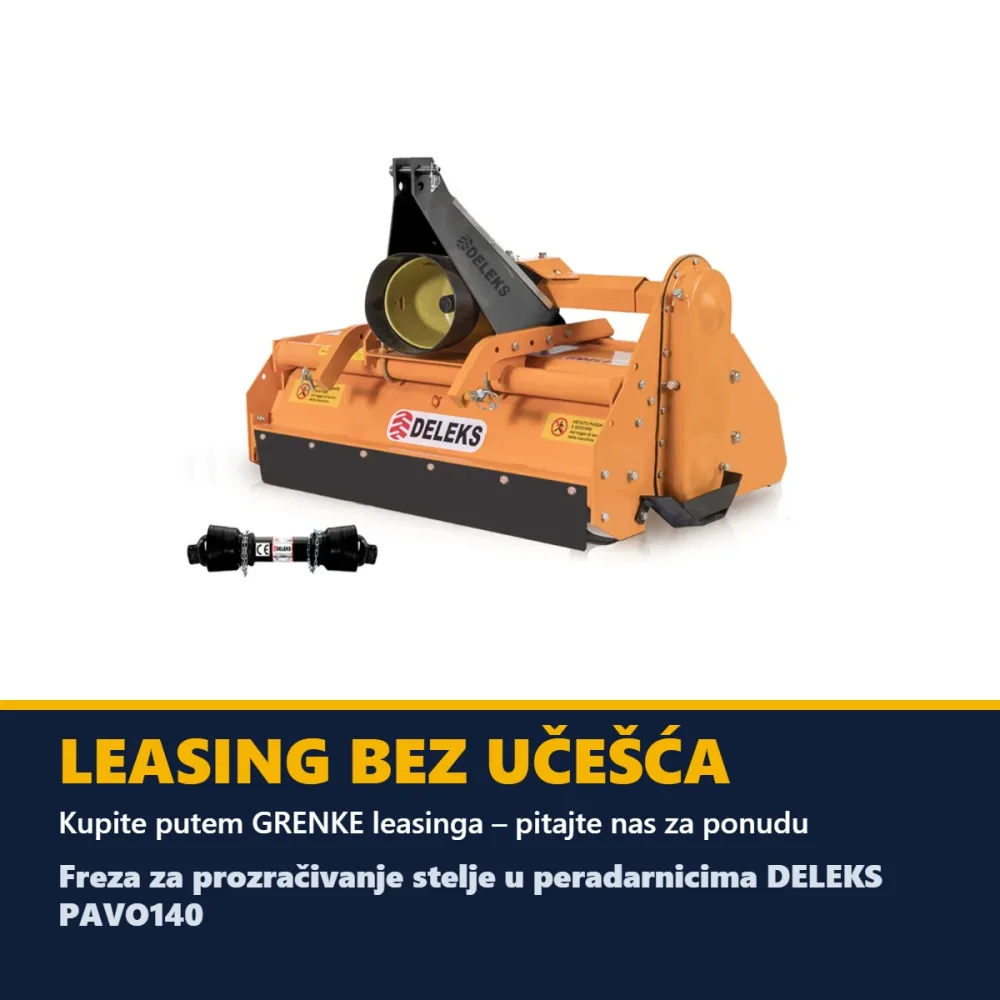 Freza za prozračivanje stelje u peradarnicima DELEKS PAVO140 – 135 cm — slika 4 od 15