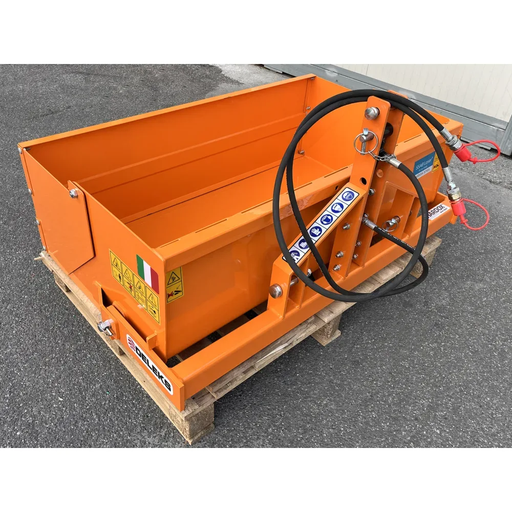 Transportni sanduk za traktor DELEKS BUCKET140 – 140 cm, ručno ili hidraulično istresanje — slika 6 od 15
