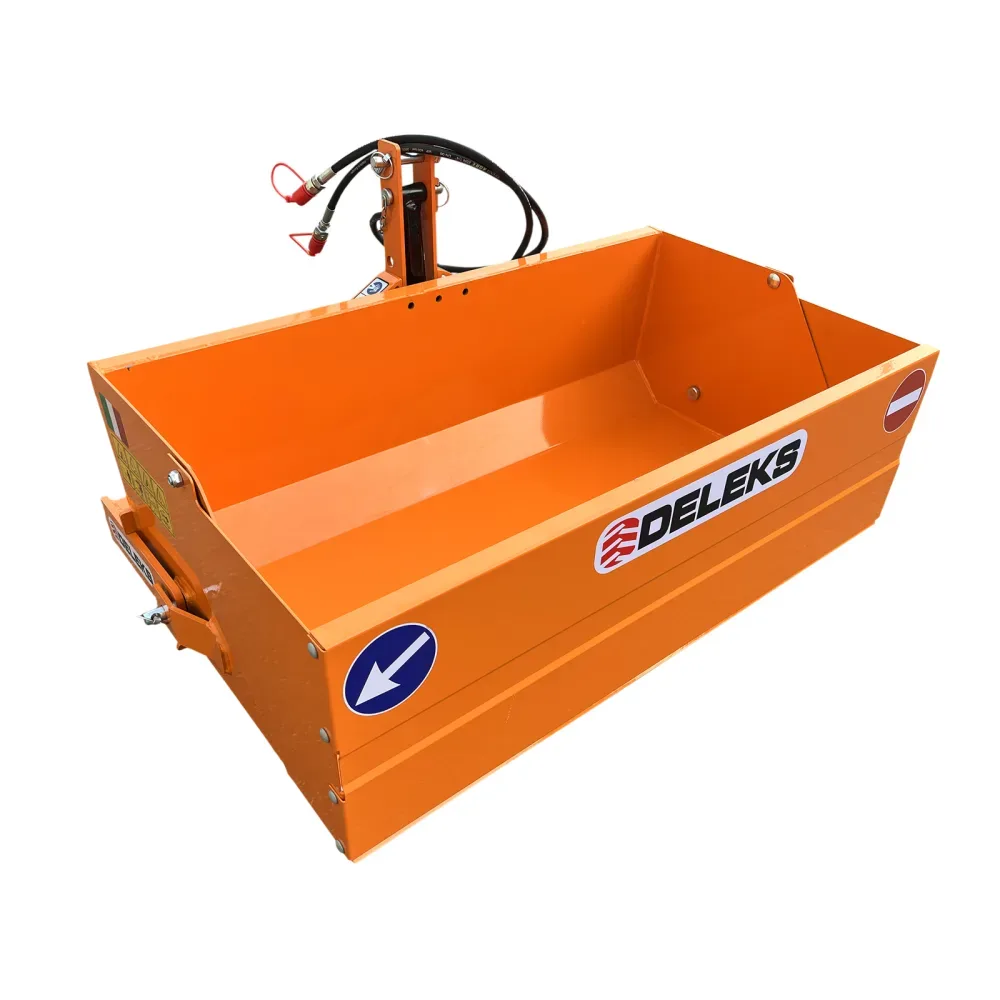 Transportni sanduk za traktor DELEKS BUCKET140 – 140 cm, ručno ili hidraulično istresanje — slika 5 od 15