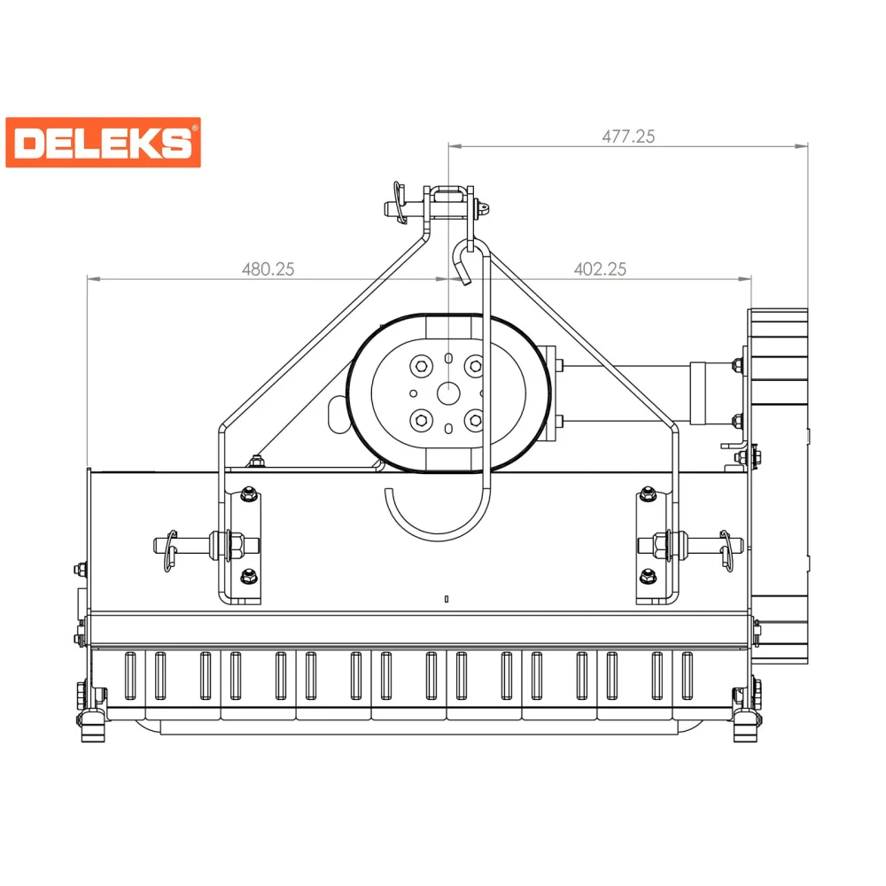 Malčer za traktor DELEKS LINCE80 – 80 cm — slika 6 od 15