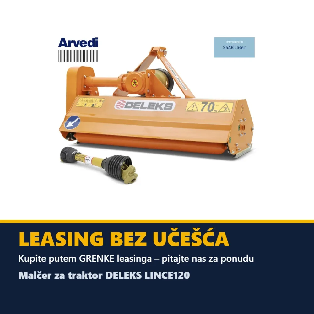 Malčer za traktor DELEKS LINCE120 – 120 cm — slika 4 od 15