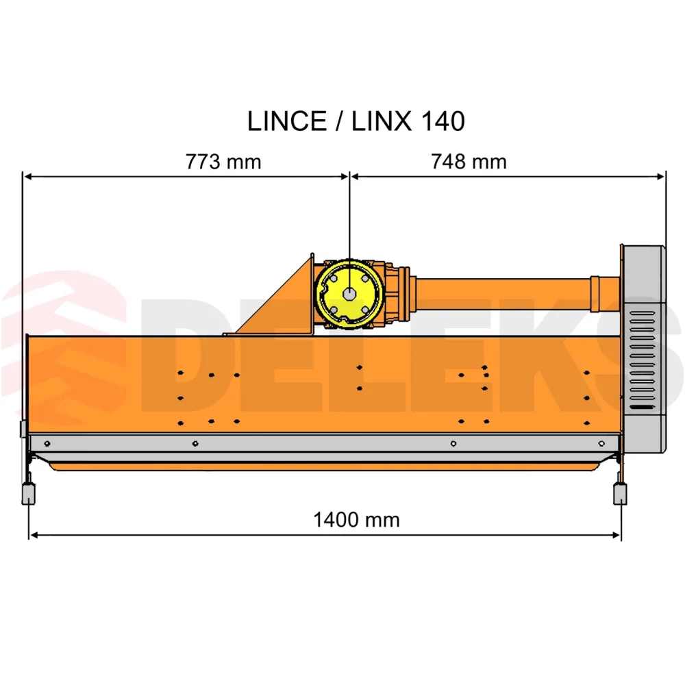Malčer za traktor DELEKS LINCE140 – 140 cm — slika 11 od 15
