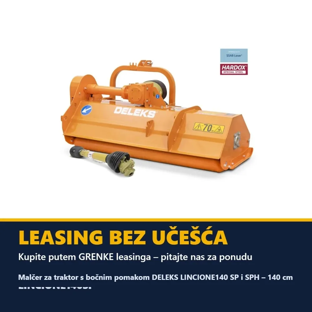 Malčer za traktor s bočnim pomakom DELEKS LINCIONE140 SP i SPH – 140 cm — slika 7 od 15