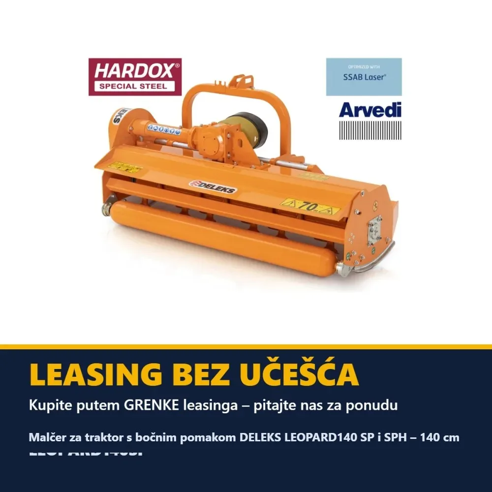 Malčer za traktor s bočnim pomakom DELEKS LEOPARD140 SP i SPH – 140 cm — slika 7 od 15