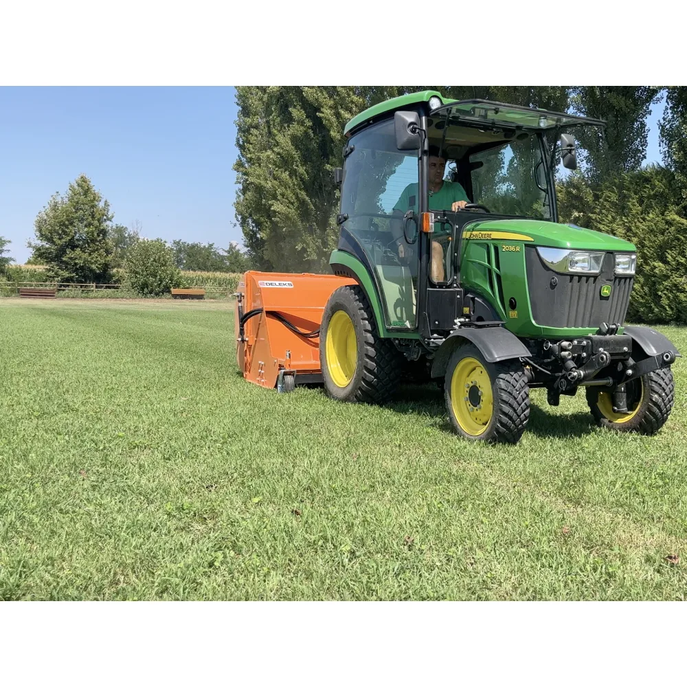 Malčer sa sakupljačem za traktor DELEKS PANDA120 – 120 cm