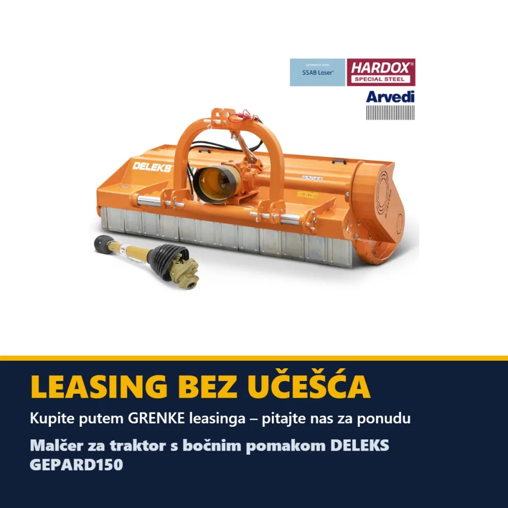 Malčer za traktor s bočnim pomakom DELEKS GEPARD150 – 150 cm — slika 4 od 15