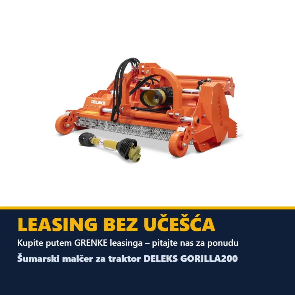 Šumarski malčer za traktor DELEKS GORILLA200 – 200 cm — slika 4 od 15