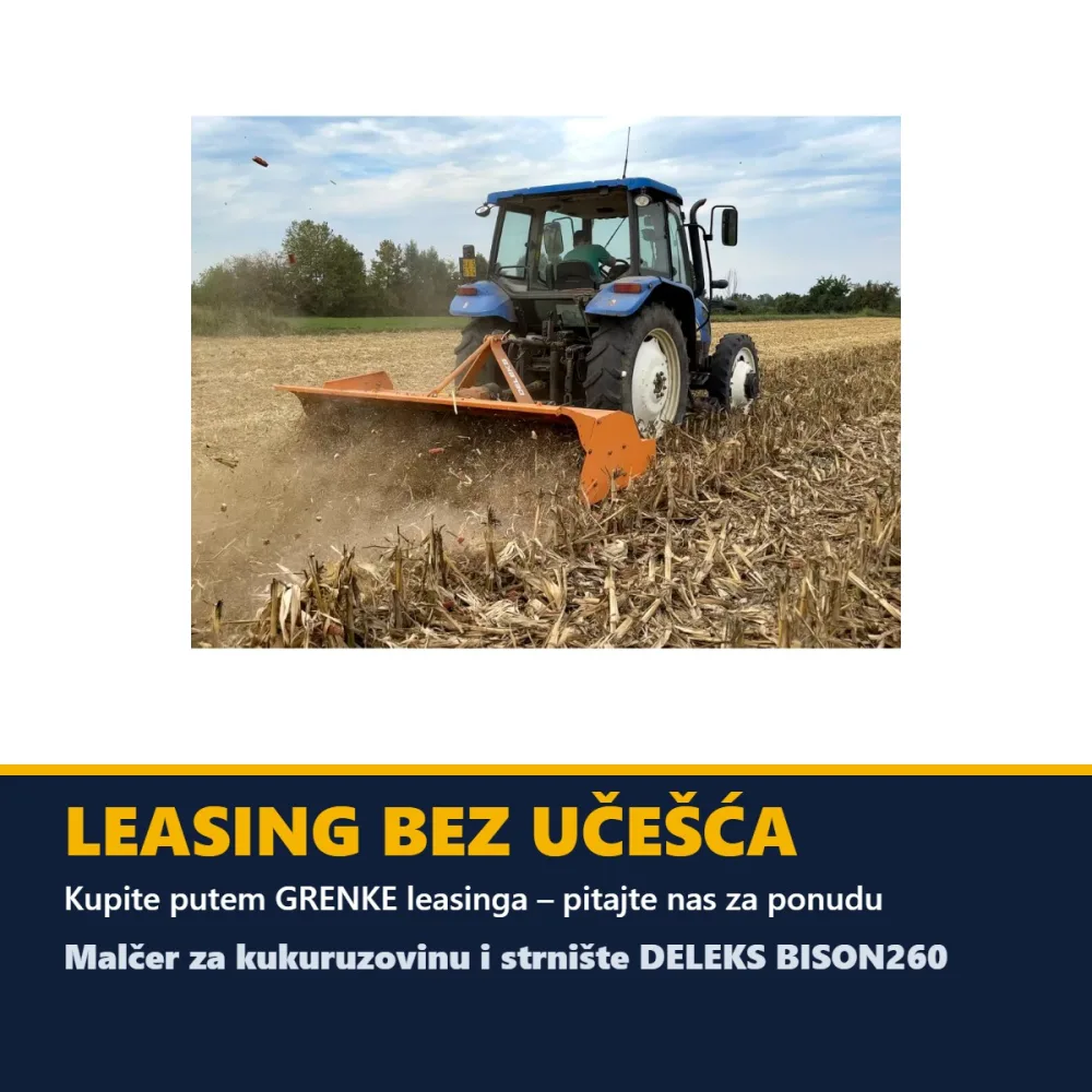 Malčer za kukuruzovinu i strnište DELEKS BISON260 – 260 cm — slika 4 od 15