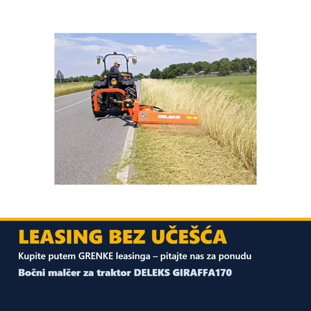 Bočni malčer za traktor DELEKS GIRAFFA170 – 170 cm — slika 4 od 15