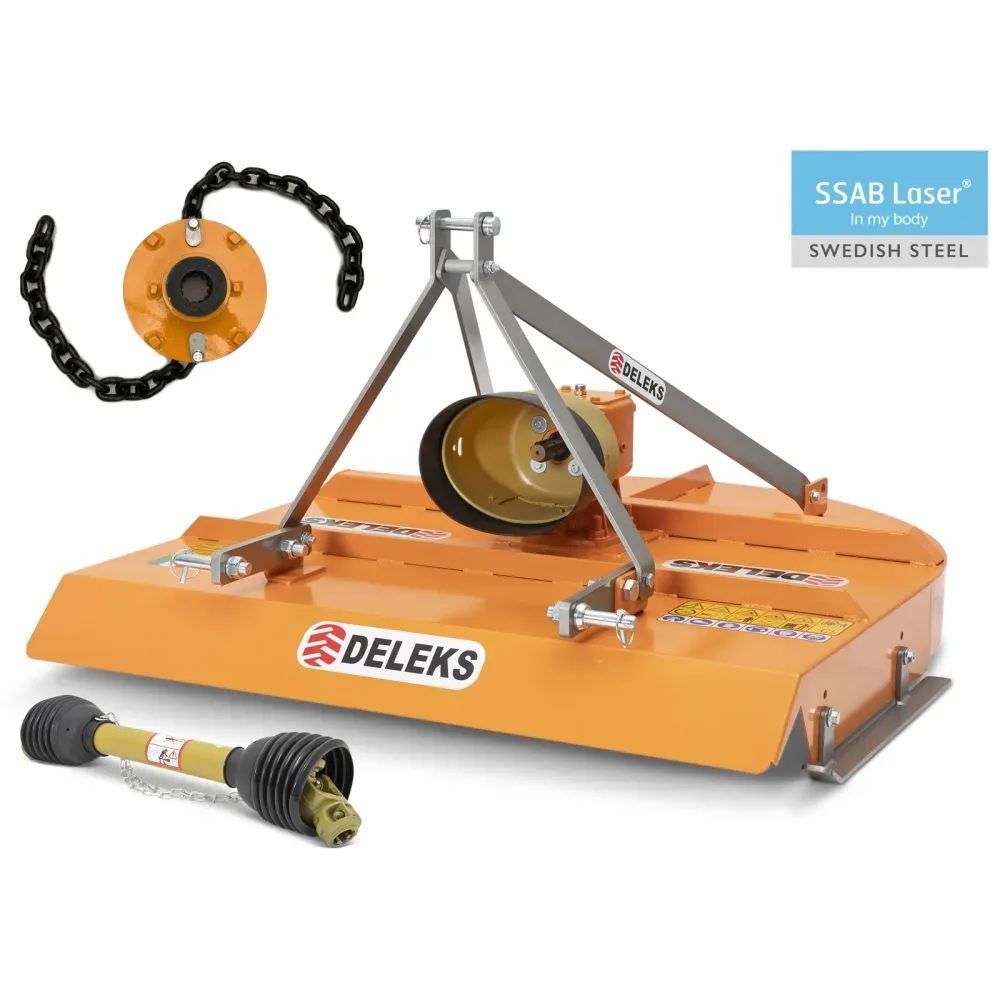 Rotacijska kosilica za traktor DELEKS BUGGY100 – 95 cm, s noževima ili lancima — slika 4 od 15