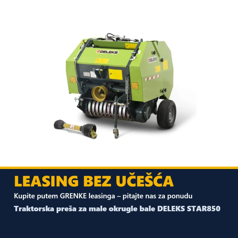 Traktorska preša za male okrugle bale DELEKS STAR850 – 80 cm — slika 4 od 15