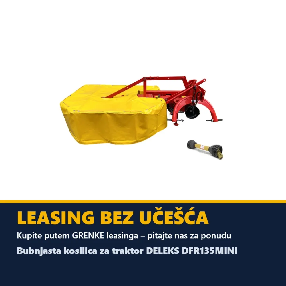 Bubnjasta kosilica za traktor DELEKS DFR135MINI – 135 cm — slika 4 od 12