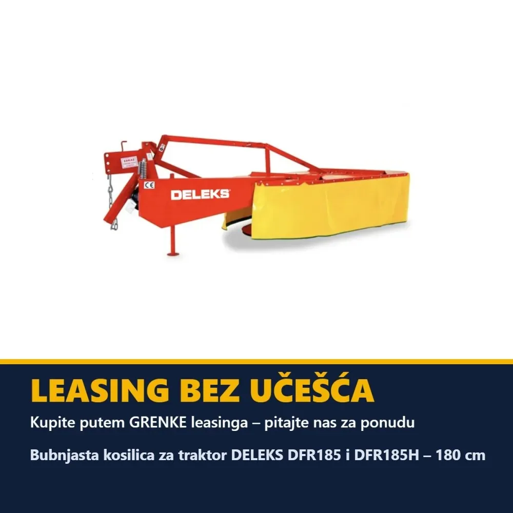 Bubnjasta kosilica za traktor DELEKS DFR185 i DFR185H – 180 cm — slika 7 od 14