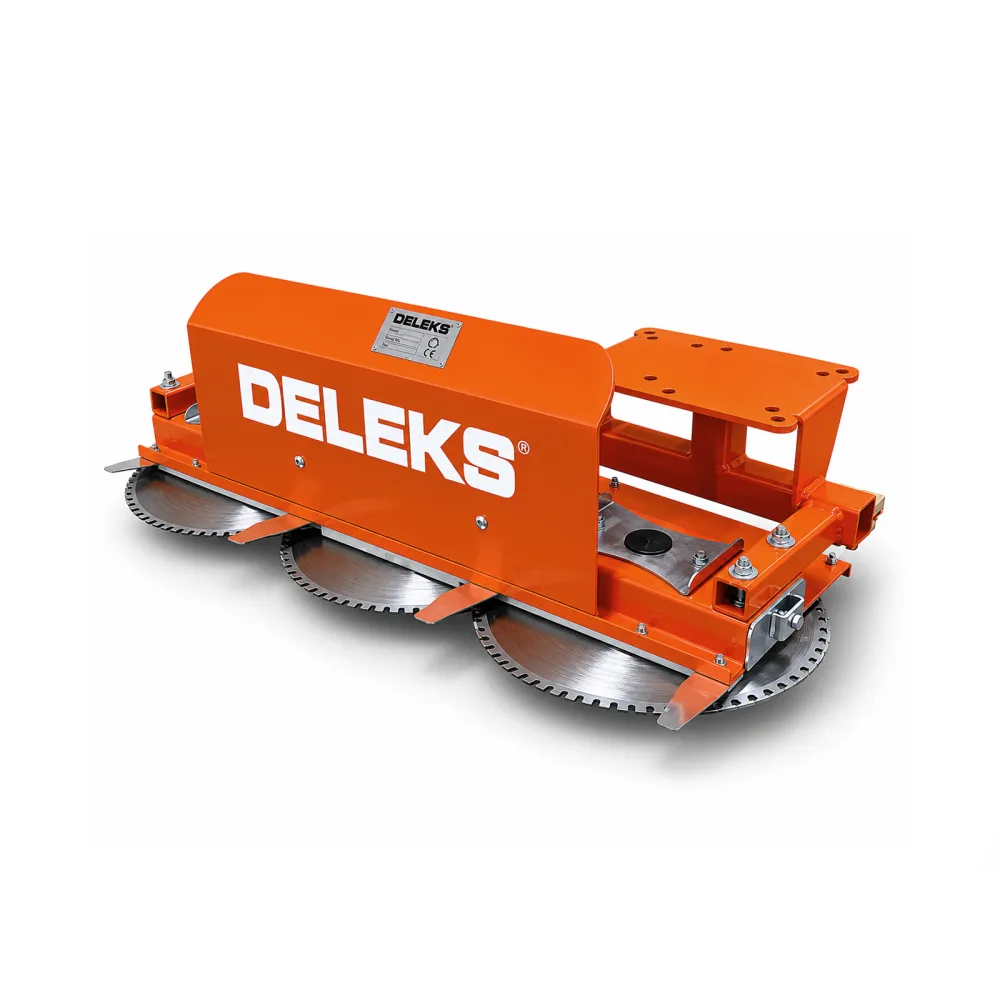Kružna pila s 3 diska za bager i hidrauličnu ruku DELEKS HRDISC3 i CUTTER3 – 100 cm