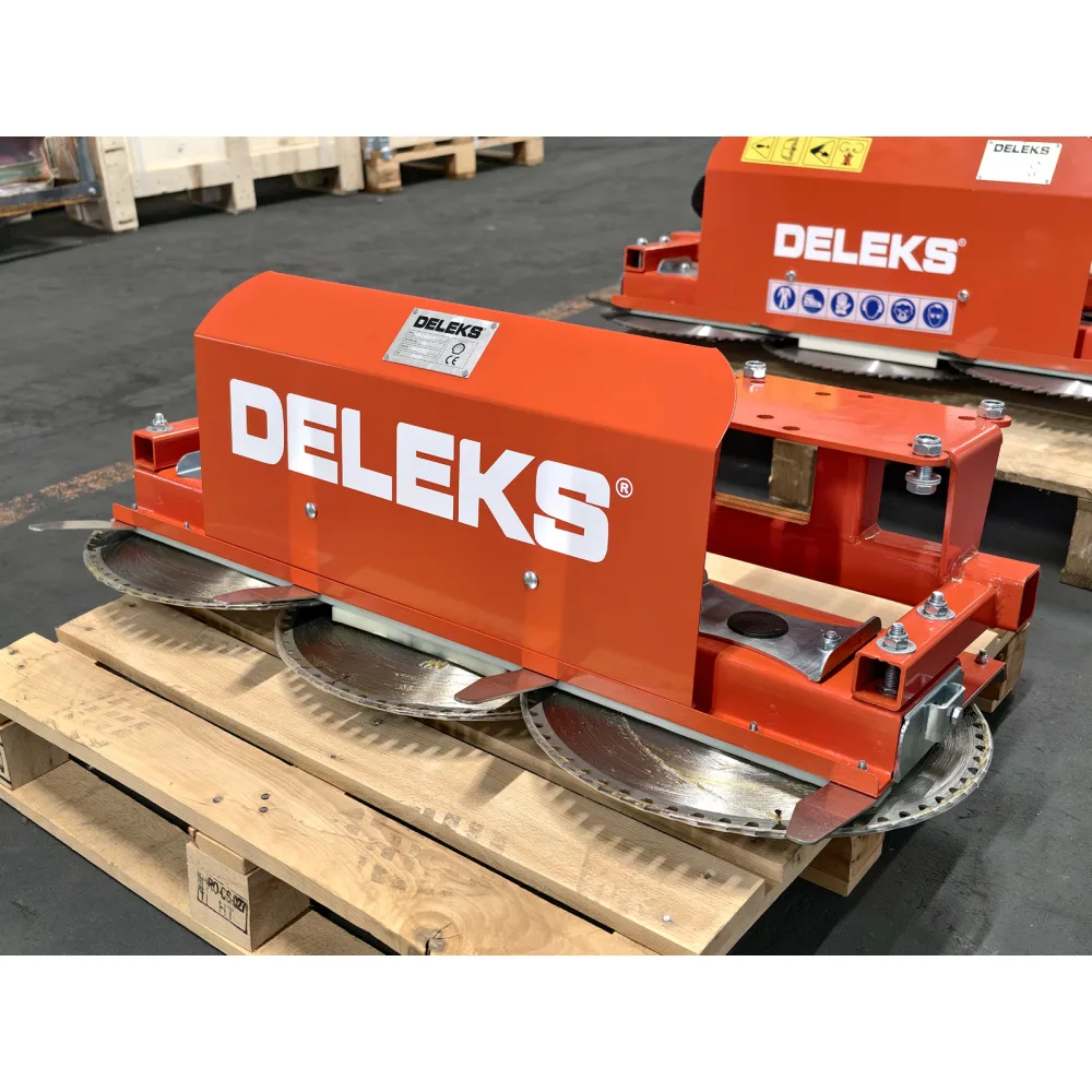 Kružna pila s 3 diska za bager i hidrauličnu ruku DELEKS HRDISC3 i CUTTER3 – 100 cm — slika 2 od 15