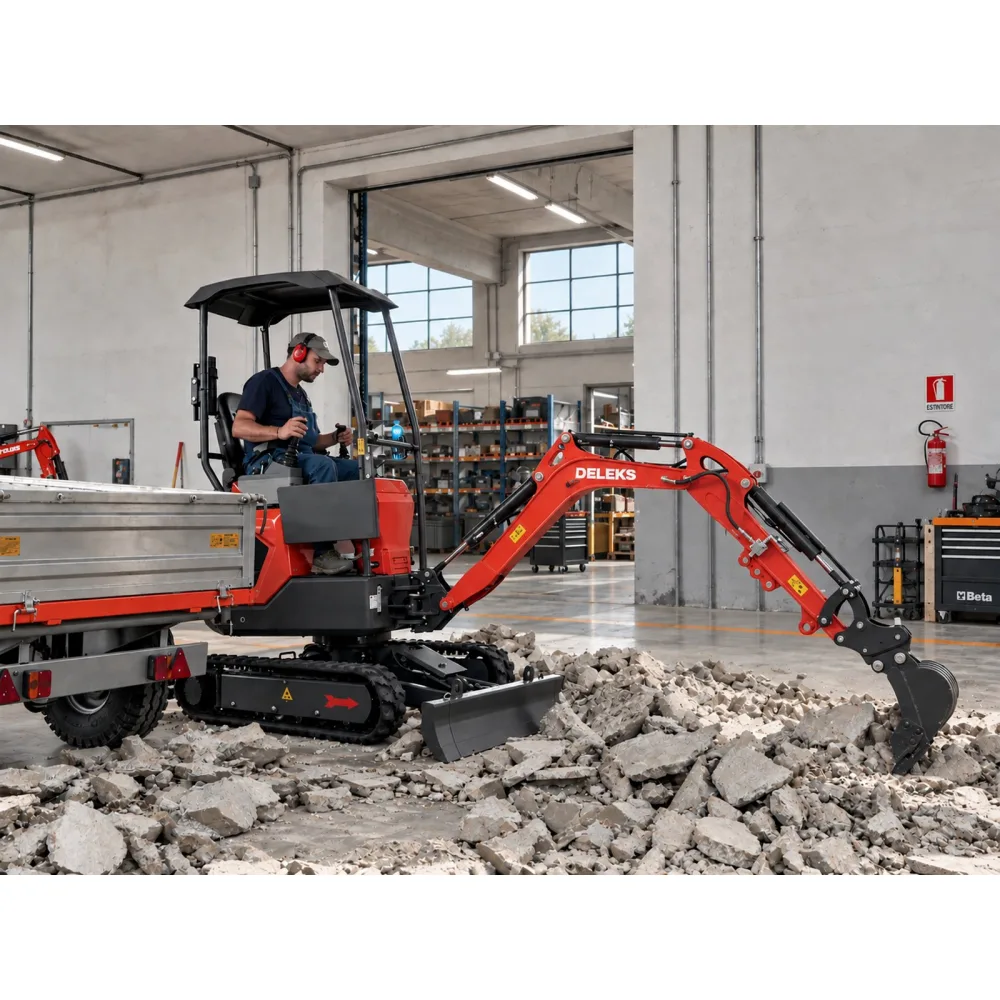 Mini bager DELEKS Z110 – 1,1 t, motor Koop ili Kubota — slika 11 od 15