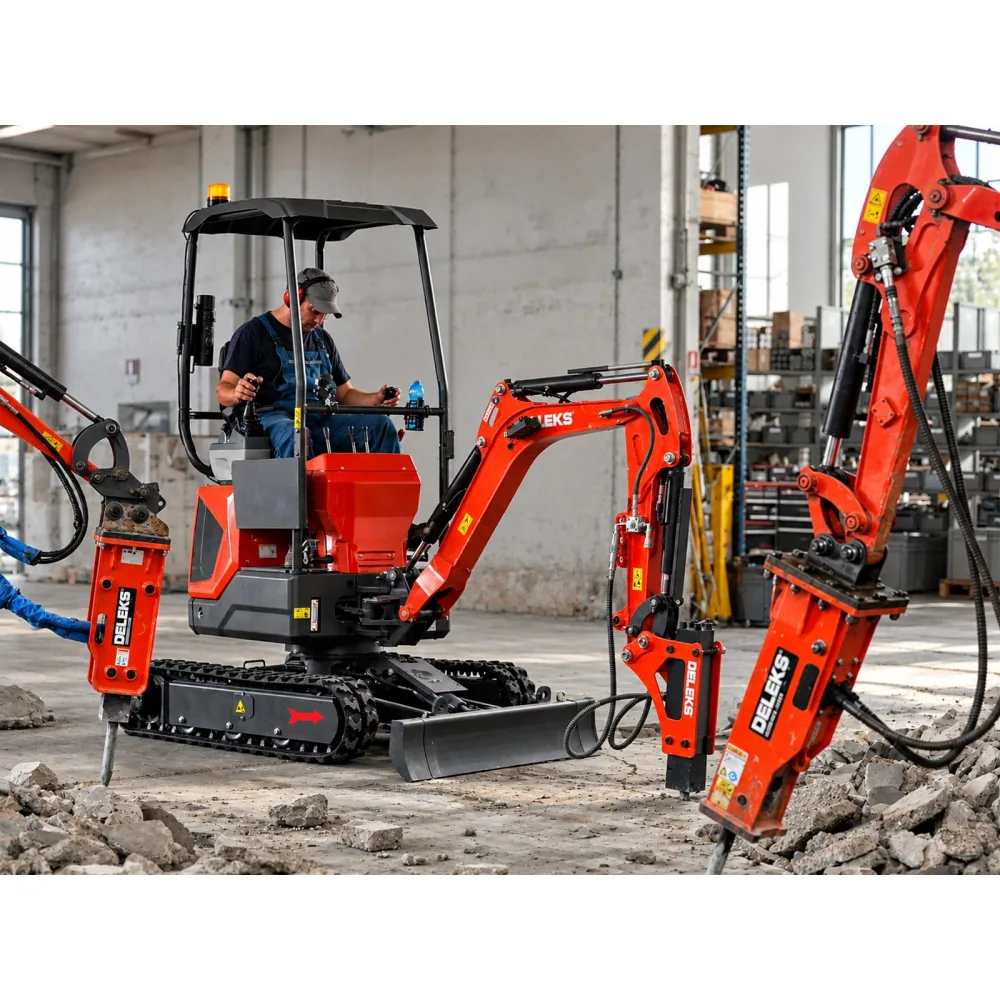 Mini bager DELEKS Z110 – 1,1 t, motor Koop ili Kubota — slika 13 od 15